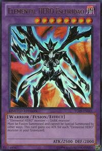 Elemental HERO Escuridao - Yu-Gi-Oh! GX Manga Promotional Cards - YuGiOh card