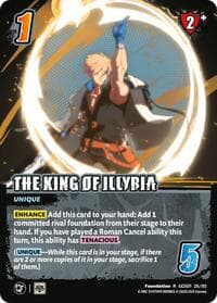 THE KING OF ILLYRIA - GUILTY GEAR -STRIVE- - UniVersus card