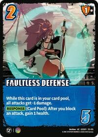 FAULTLESS DEFENSE - GUILTY GEAR -STRIVE- - UniVersus card