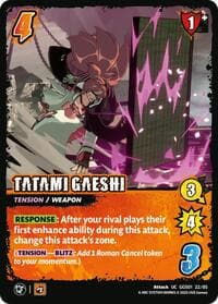 TATAMI GAESHI - GUILTY GEAR -STRIVE- - UniVersus card