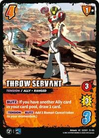 THROW SERVANT - GUILTY GEAR -STRIVE- - UniVersus card