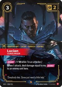 Lucian, Gunslinger - Spiritforged - Riftbound: League of Legends Trading Card Game card