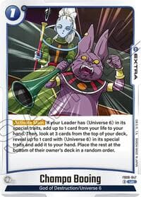 Champa Booing - Saiyan's Pride - Dragon Ball Super: Fusion World card