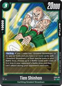 Tien Shinhan - Saiyan's Pride - Dragon Ball Super: Fusion World card