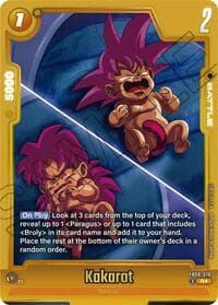 Kakarot - FB08-076 (Alternate Art) - Saiyan's Pride - Dragon Ball Super: Fusion World card