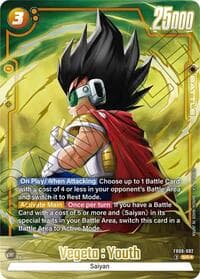 Vegeta : Youth (Alternate Art) - Saiyan's Pride - Dragon Ball Super: Fusion World card