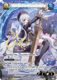 Tweedledee, Contrarian Poet (CSR) - Promotional Cards - Grand Archive TCG card