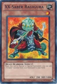 XX-Saber Ragigura - Turbo Pack: Booster Three - YuGiOh card
