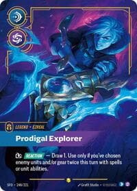 Ezreal, Prodigal Explorer (Overnumbered) - Spiritforged - Riftbound: League of Legends Trading Card Game card