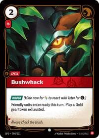 Bushwhack - Spiritforged - Riftbound: League of Legends Trading Card Game card