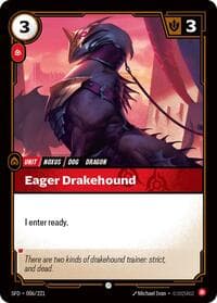 Eager Drakehound - Spiritforged - Riftbound: League of Legends Trading Card Game card