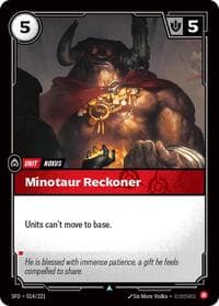 Minotaur Reckoner - Spiritforged - Riftbound: League of Legends Trading Card Game card