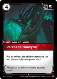 Perched Grimwyrm - Spiritforged - Riftbound: League of Legends Trading Card Game card