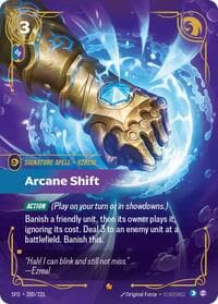 Arcane Shift - Spiritforged - Riftbound: League of Legends Trading Card Game card