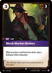 Black Market Broker - Spiritforged - Riftbound: League of Legends Trading Card Game card