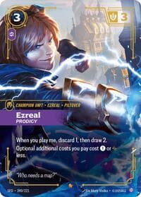 Ezreal, Prodigy - Spiritforged - Riftbound: League of Legends Trading Card Game card