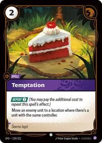 Temptation - Spiritforged - Riftbound: League of Legends Trading Card Game card