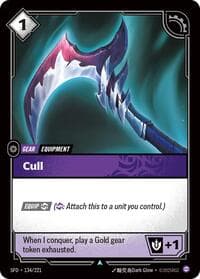 Cull - Spiritforged - Riftbound: League of Legends Trading Card Game card