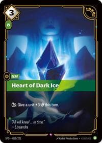 Heart of Dark Ice - Spiritforged - Riftbound: League of Legends Trading Card Game card