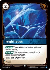 Frigid Touch - Spiritforged - Riftbound: League of Legends Trading Card Game card