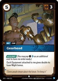 Gearhead - Spiritforged - Riftbound: League of Legends Trading Card Game card