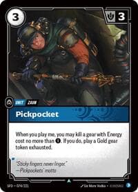 Pickpocket - Spiritforged - Riftbound: League of Legends Trading Card Game card