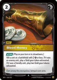 Blood Money - Spiritforged - Riftbound: League of Legends Trading Card Game card