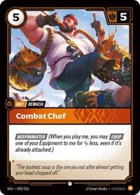 Combat Chef - Spiritforged - Riftbound: League of Legends Trading Card Game card