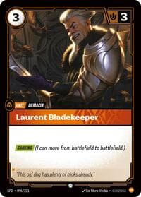 Laurent Bladekeeper - Spiritforged - Riftbound: League of Legends Trading Card Game card