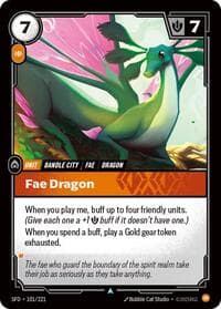 Fae Dragon - Spiritforged - Riftbound: League of Legends Trading Card Game card