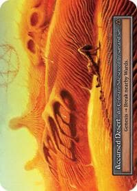Accursed Desert (Foil) - Gothic - Sorcery: Contested Realm card