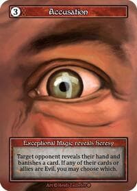 Accusation (Foil) - Gothic - Sorcery: Contested Realm card
