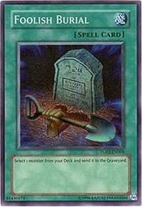 Foolish Burial - Turbo Pack: Booster Two - YuGiOh card