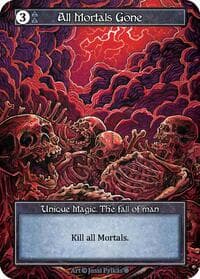 All Mortals Gone (Foil) - Gothic - Sorcery: Contested Realm card