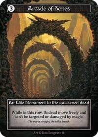 Arcade of Bones (Foil) - Gothic - Sorcery: Contested Realm card