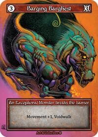 Barging Barghest (Foil) - Gothic - Sorcery: Contested Realm card