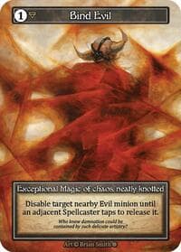 Bind Evil (Foil) - Gothic - Sorcery: Contested Realm card