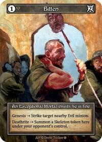 Bitten (Foil) - Gothic - Sorcery: Contested Realm card