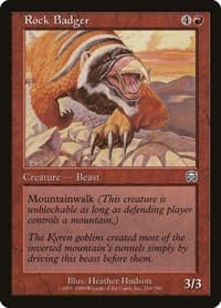 Rock Badger - Mercadian Masques - Magic: The Gathering card