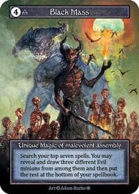 Black Mass (Foil) - Gothic - Sorcery: Contested Realm card