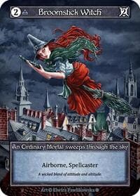 Broomstick Witch (Foil) - Gothic - Sorcery: Contested Realm card