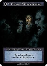 Chorus of Condemnation - Gothic - Sorcery: Contested Realm card