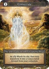Consecrate (Foil) - Gothic - Sorcery: Contested Realm card
