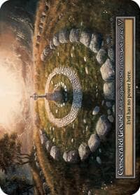 Consecrated Ground (Foil) - Gothic - Sorcery: Contested Realm card