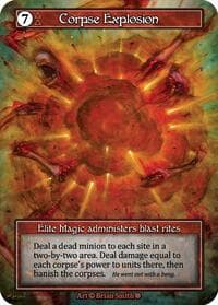 Corpse Explosion (Foil) - Gothic - Sorcery: Contested Realm card