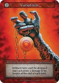 Cursed Iron - Gothic - Sorcery: Contested Realm card