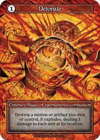 Detonate (Foil) - Gothic - Sorcery: Contested Realm card