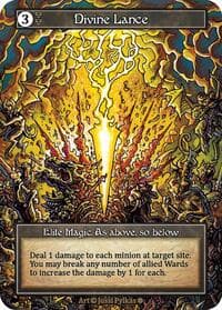 Divine Lance (Foil) - Gothic - Sorcery: Contested Realm card