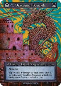Draconian Bonekite - Gothic - Sorcery: Contested Realm card