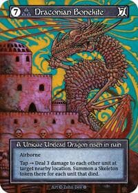 Draconian Bonekite (Foil) - Gothic - Sorcery: Contested Realm card